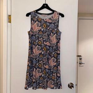 Loft Floral Swing Dress